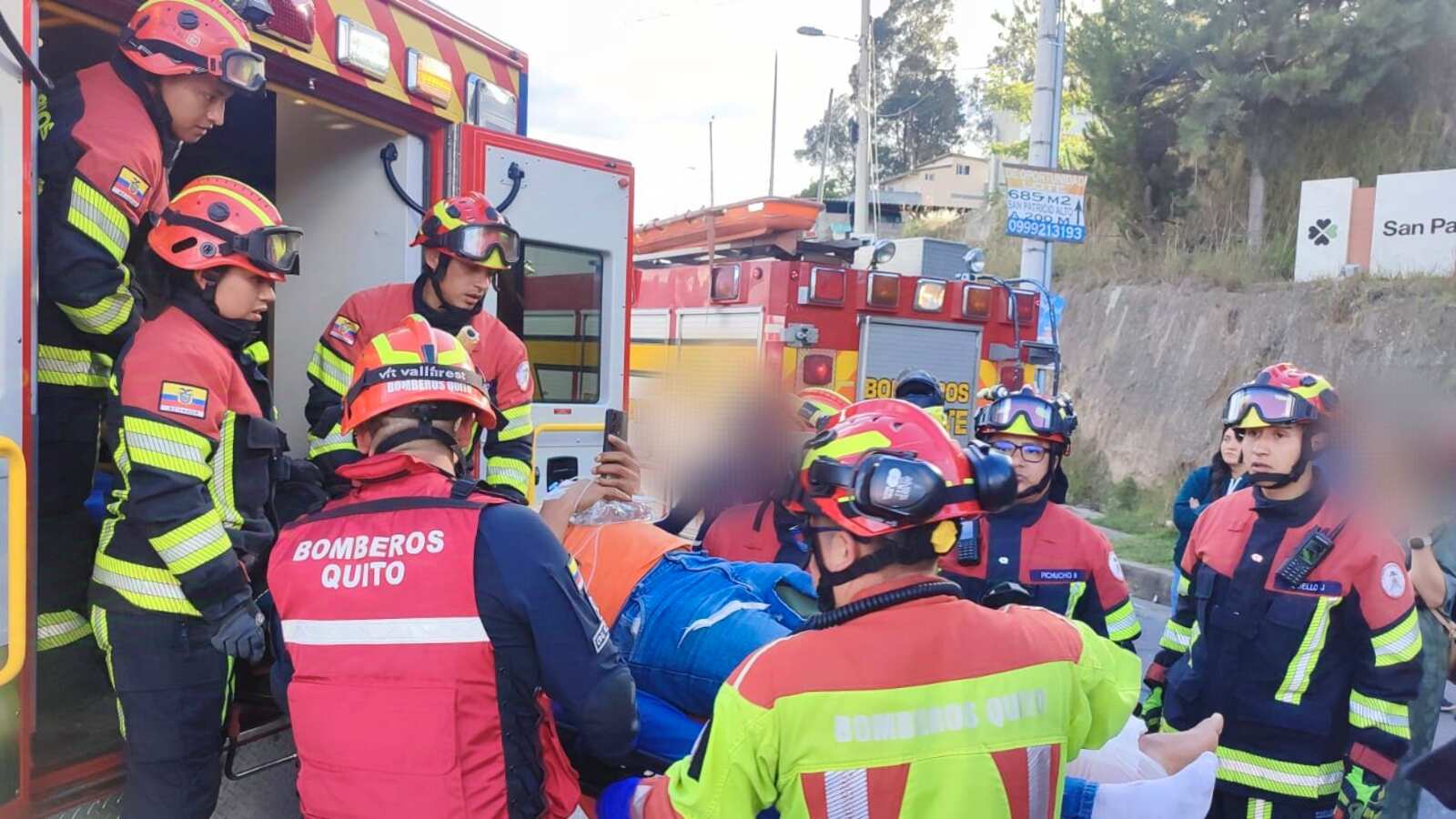 Heridos tras accidente en la Ruta Viva, en Cumbayá