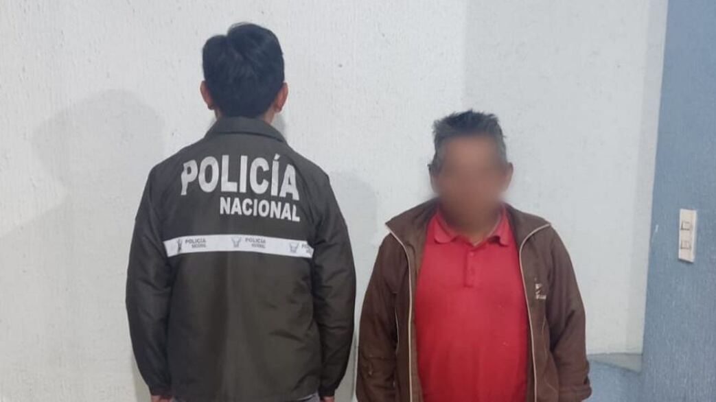 Sujeto de alta peligrosidad en Ambato