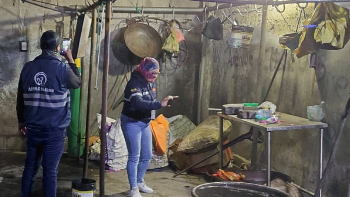 Clausuran camales clandestinos en Calderón y Llano Grande