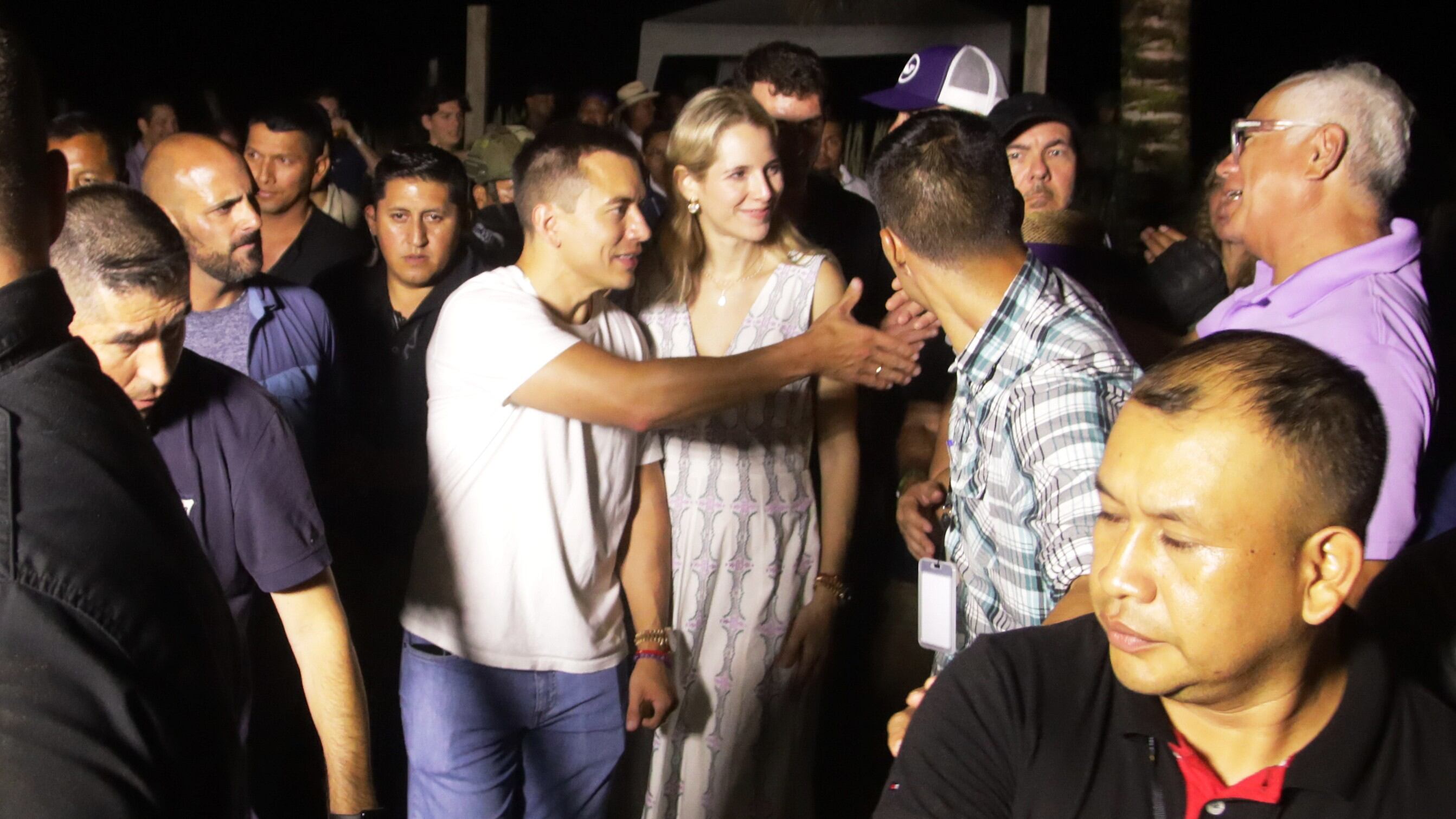 Celebración de Daniel Noboa