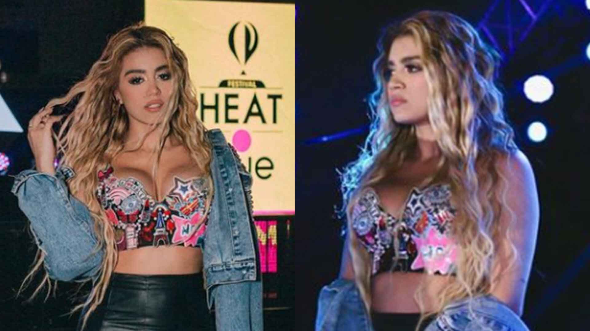 Andreina Bravo decepcionó a sus fanáticos en el Festival Heat.