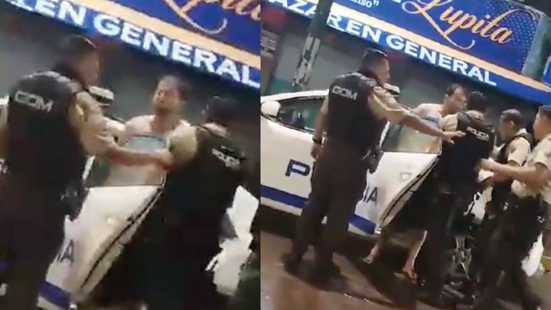 Momento en que Jaime Iván Kaviedes es detenido