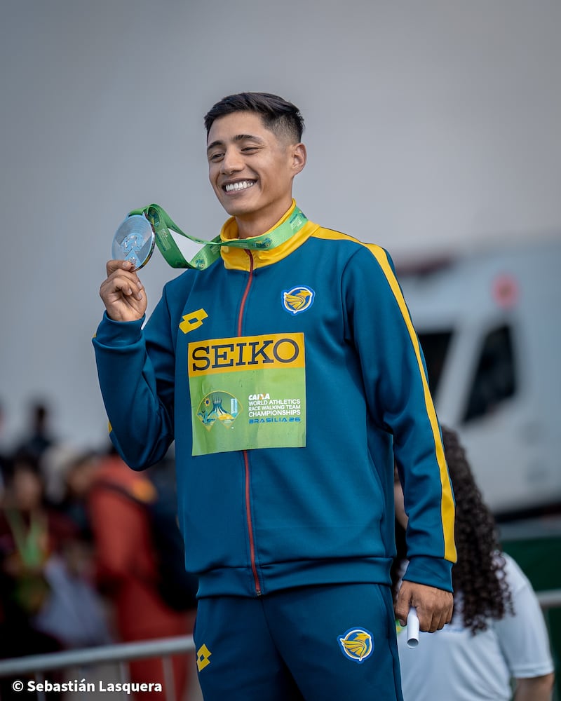 El atleta corrió sus primeros 42 kilómetros de manera oficial. Es experto en las Medias Maratones de 21 kilómetros y en eso se prepara para los Juegos Olímpicos de Los Ángeles 2028.