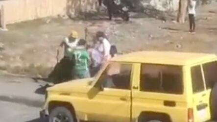 Policía recibió palazos de varias personas en Morona Santiago