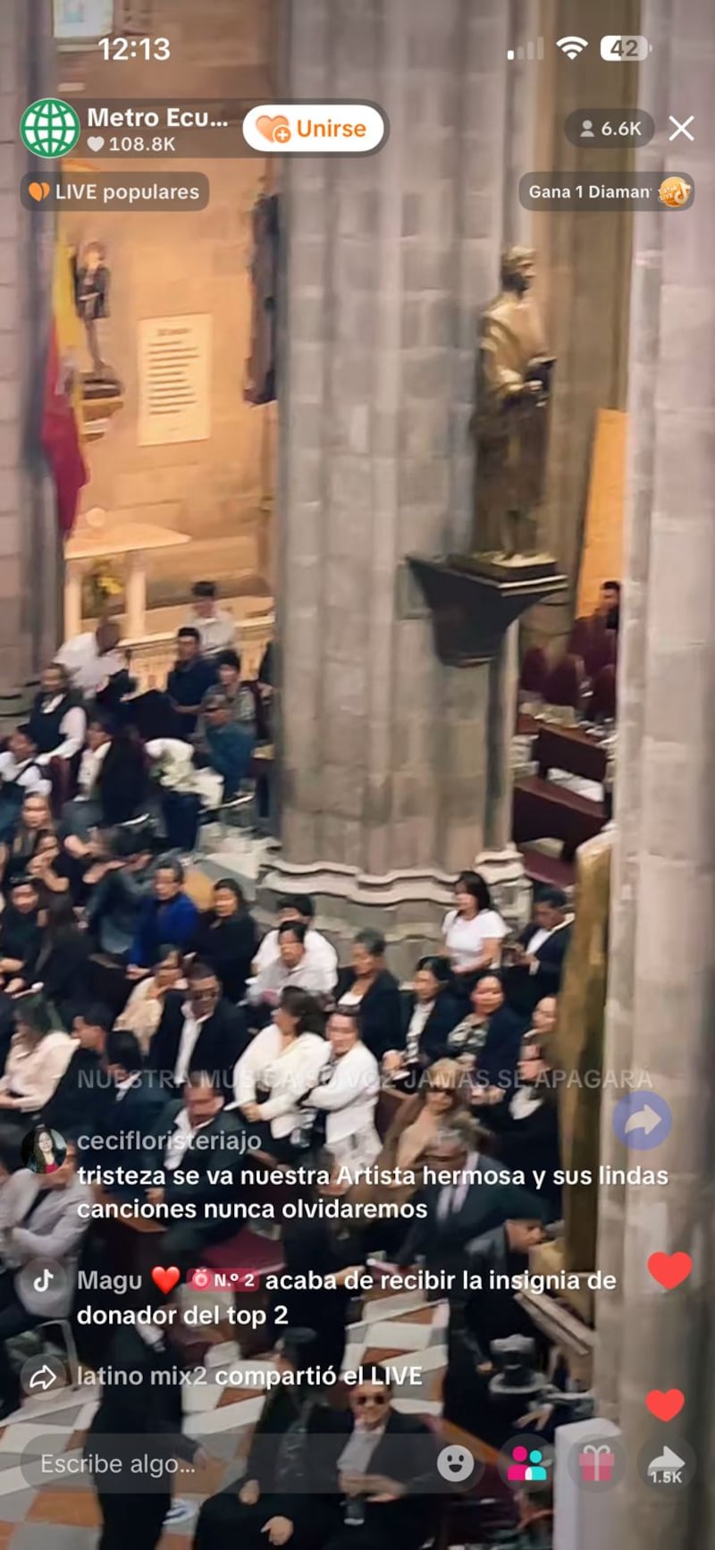 Último adiós a Paulina Tamayo.