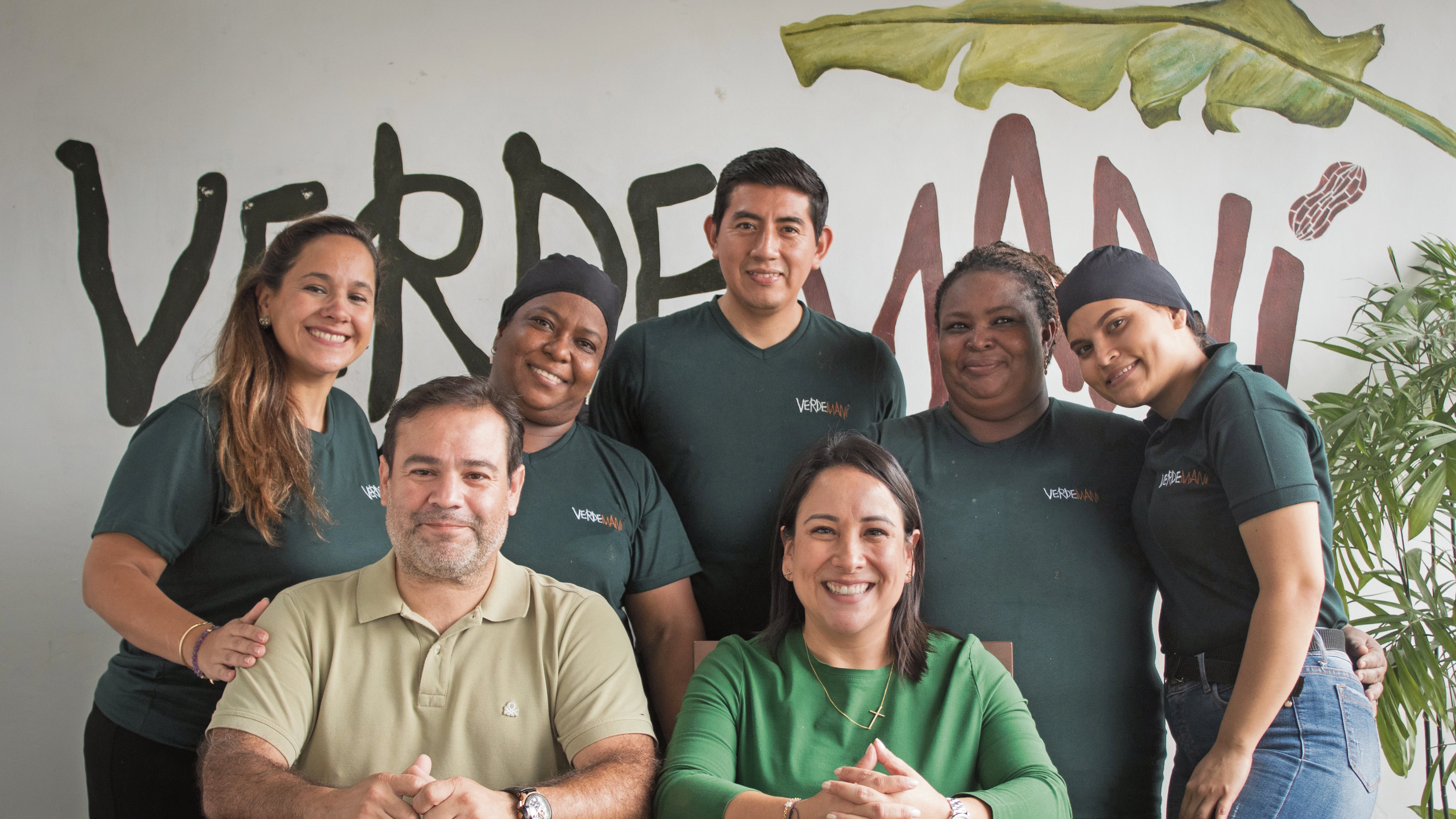El equipo de trabajo de Verde Maní.
