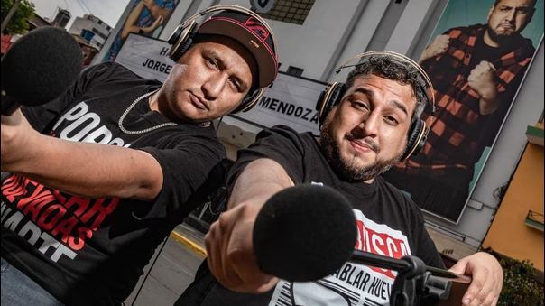 Jorge Luna y Ricardo Mendoza de 'Hablando Huevadas'