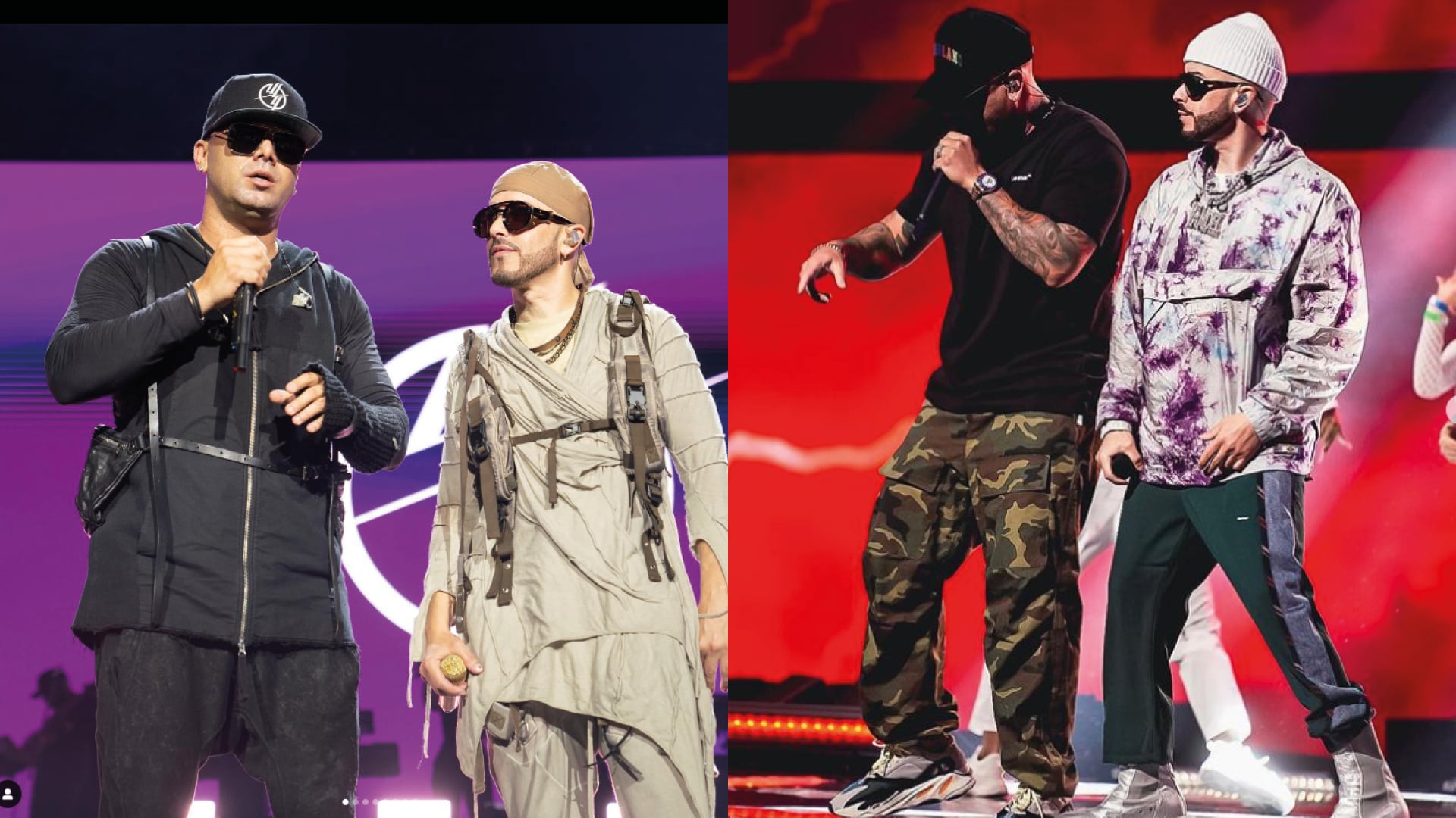 En uno de sus conciertos y en Premios lo Nuestro