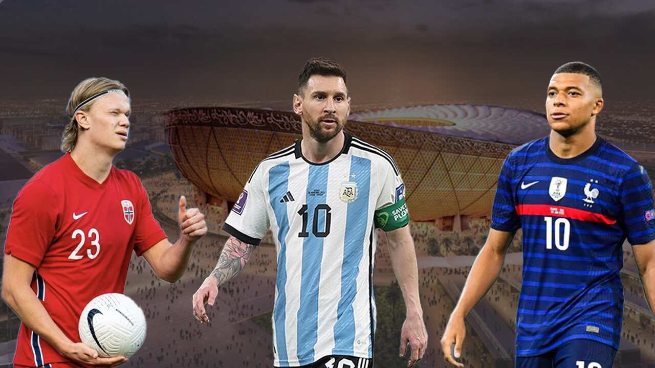 Haaland, Messi y Mbappé