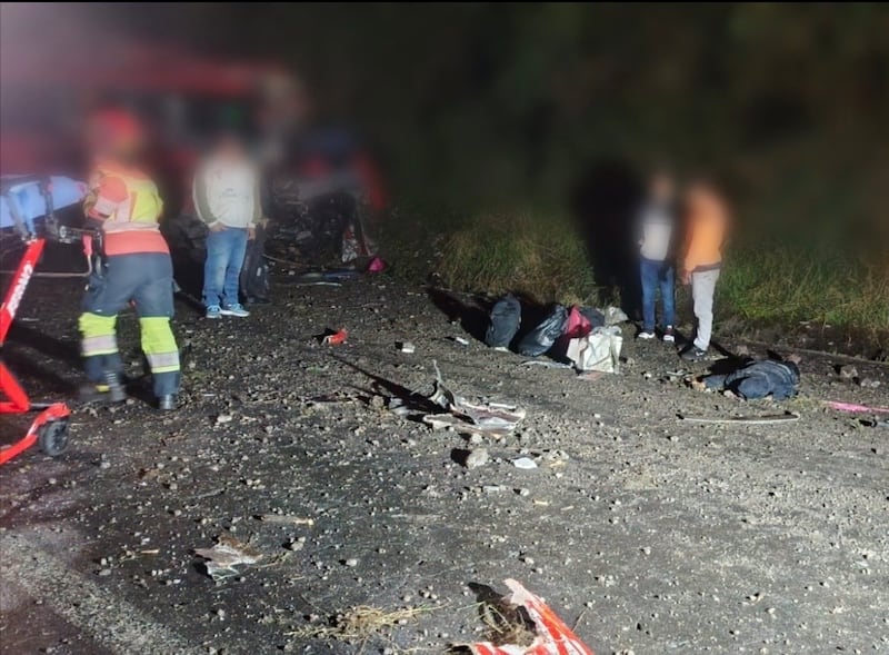 Fatal accidente de tránsito en la vía a Papallacta.