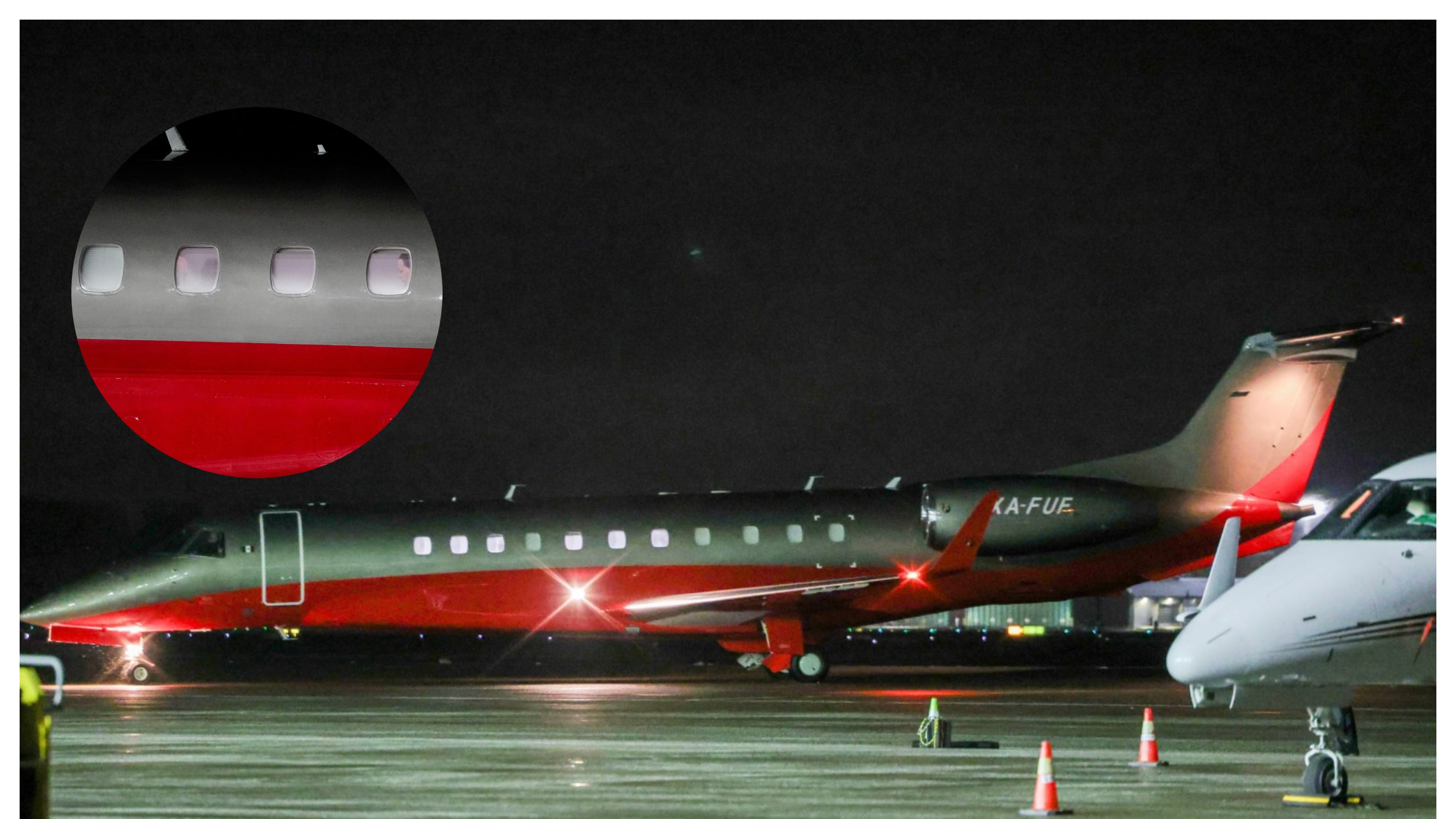 María Corina en avión mexicano