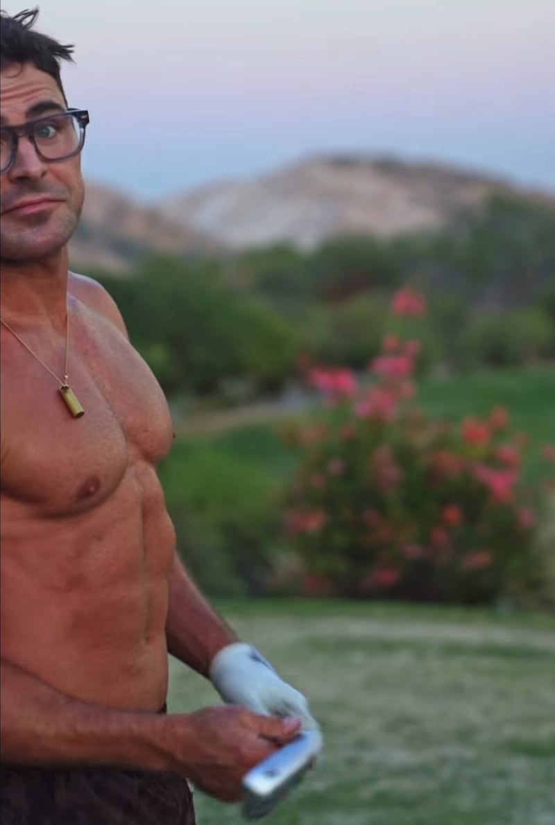 Zac Efron a sus 37 años.