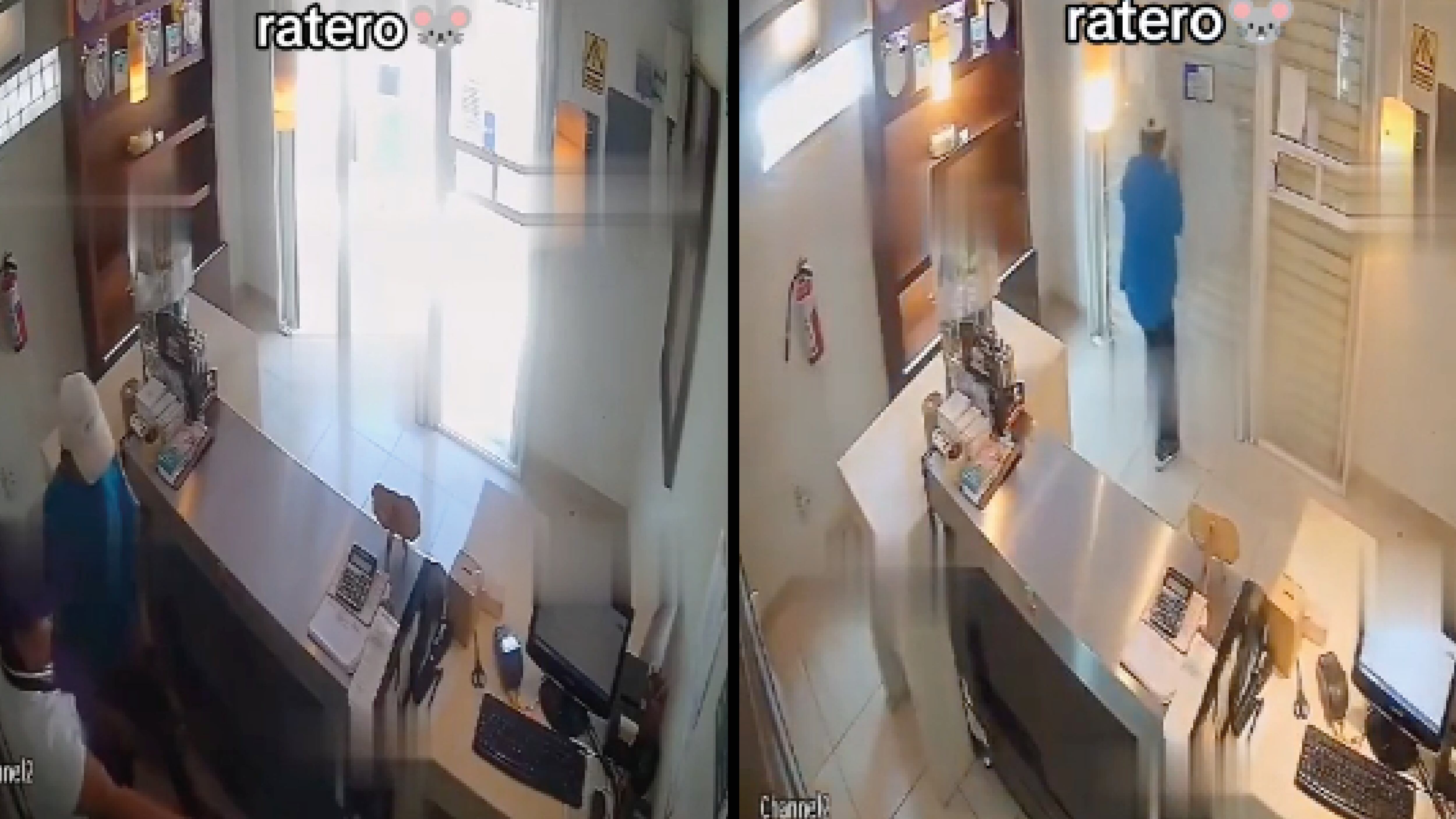 Ladrón se queda atrapado en local que estaba asaltando y pide ayuda a su mamá