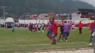 Deportivo Quevedo en el partido ante Baños Ciudad de Fuego