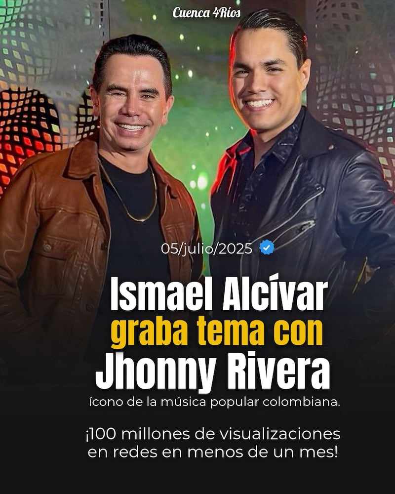 Ismael Alcívar, el orgullo de Chone que se convierte en fenómeno viral y graba junto a Jhonny Rivera, bajo el sello de Kasterwey Music