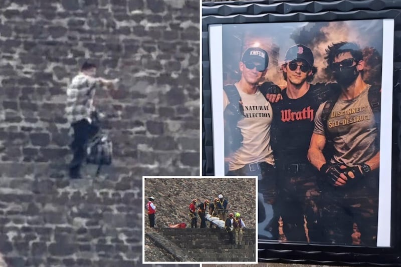 Tirador de la pirámide en México era un fanático de Hitler y dejó una imagen generada por IA