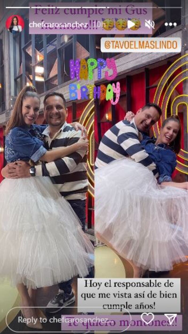 Look de la chef Caro (Foto Instagram)
