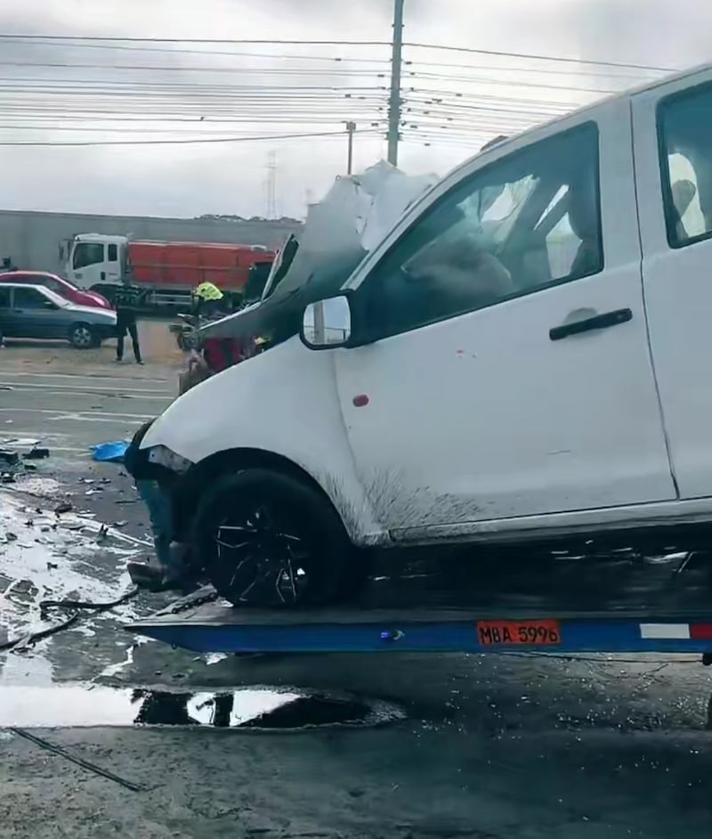 Accidente en Manta
