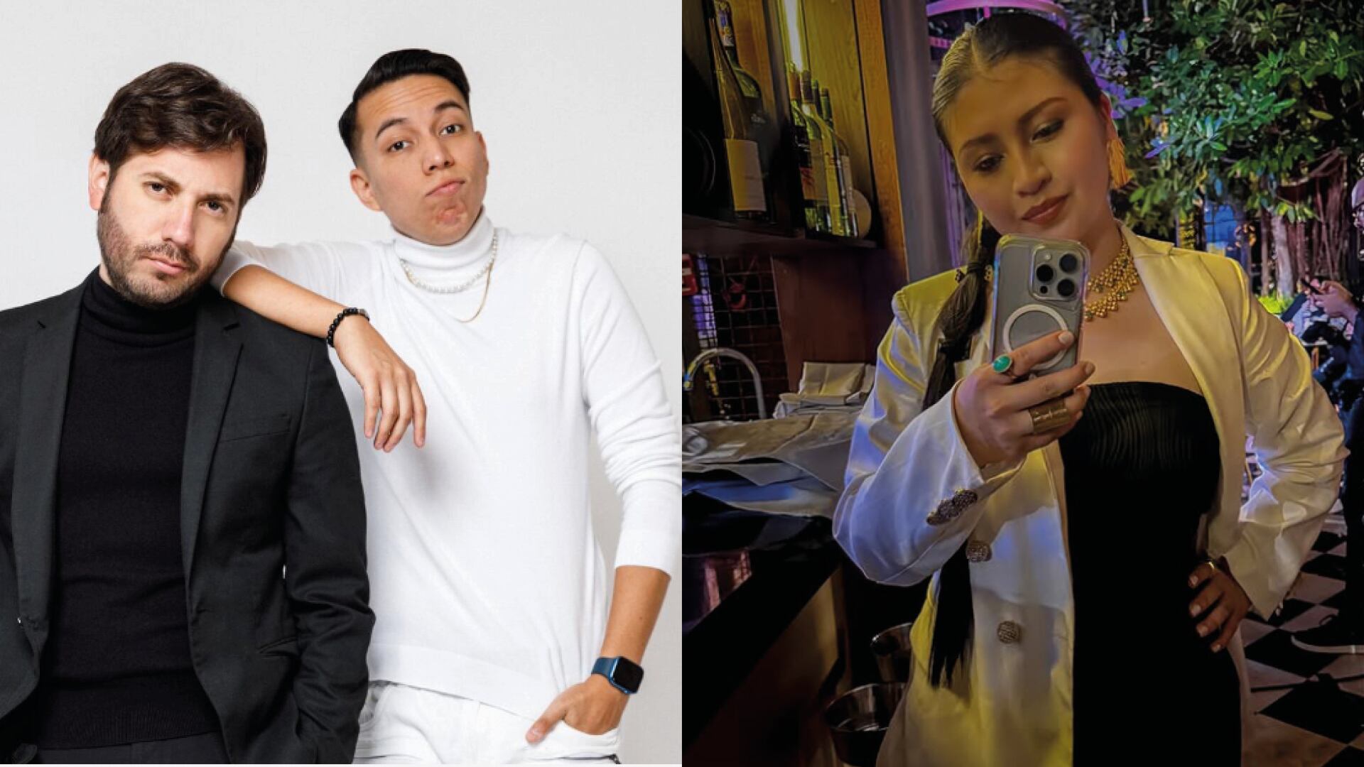 Ñusta Picuasi, Víctor Aráuz y Álex Vizuete