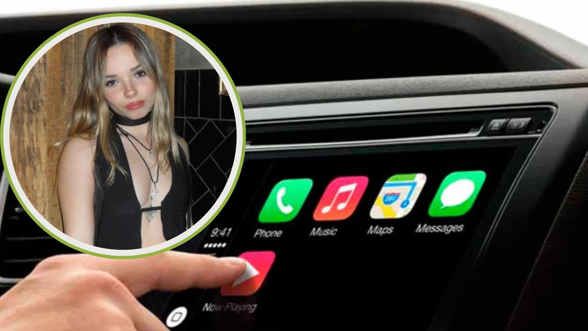 Gracias al Bluetooth del auto, la influencer argentina descubrió que su novio le era infiel