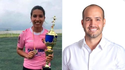 Ariana Estefanía Chancay y Agustín Intriago