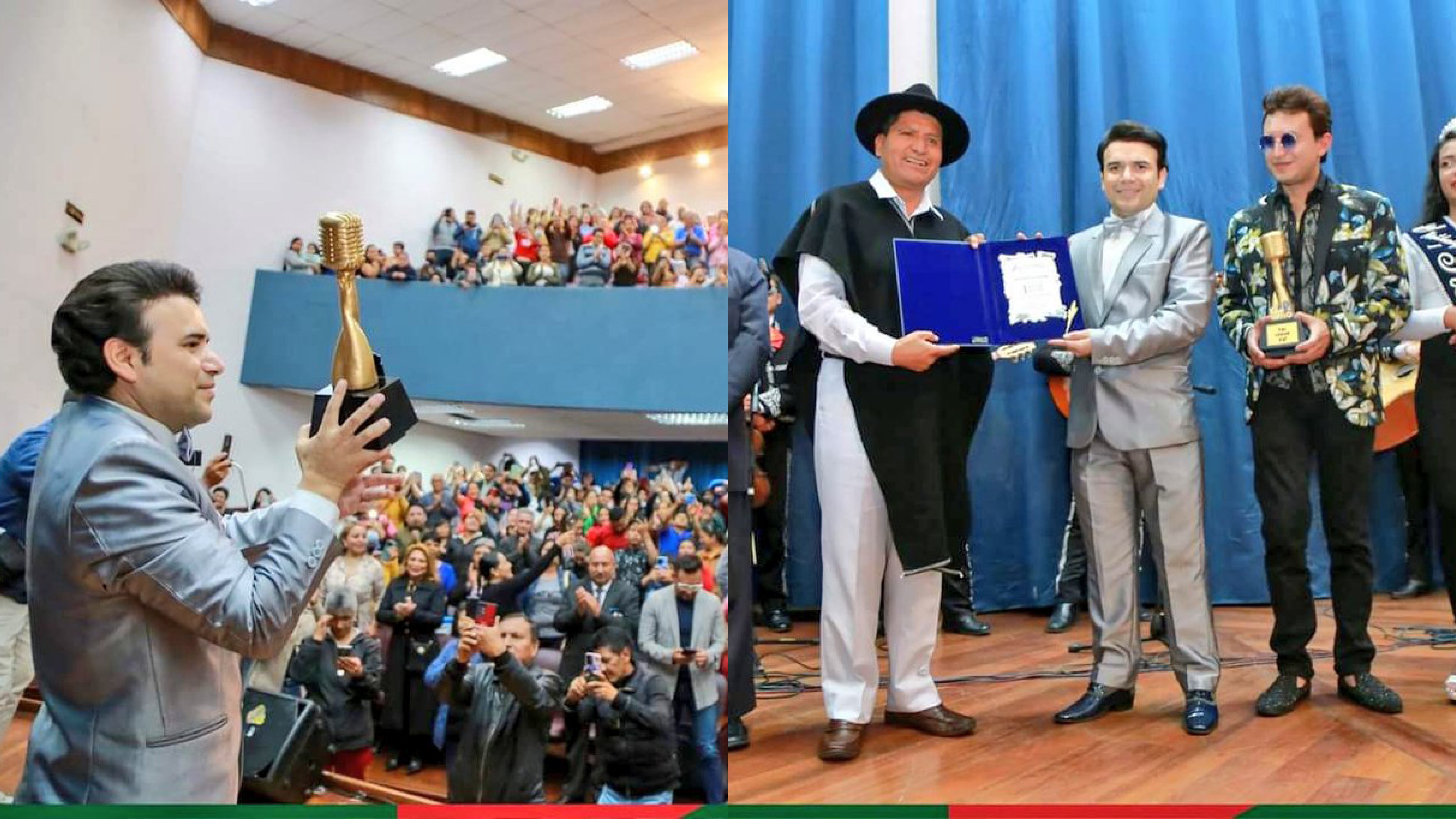 Así fue recibido Leonardo Escalante en Ambato tras ganar Yo Me Llamo