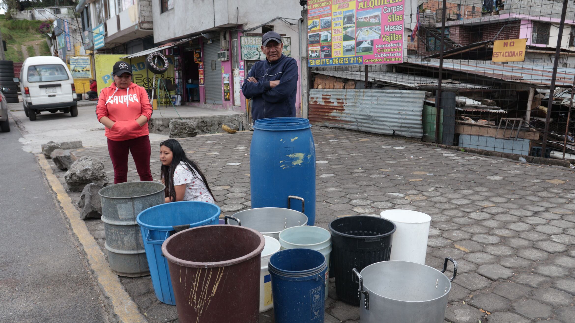 Falta de agua en el sur de la capital