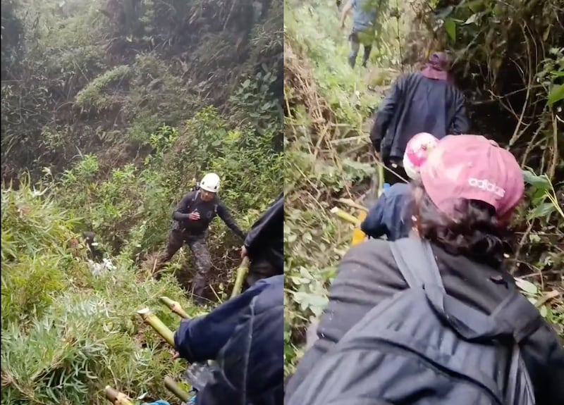 Lucas Campaña rescate cerro Puñay