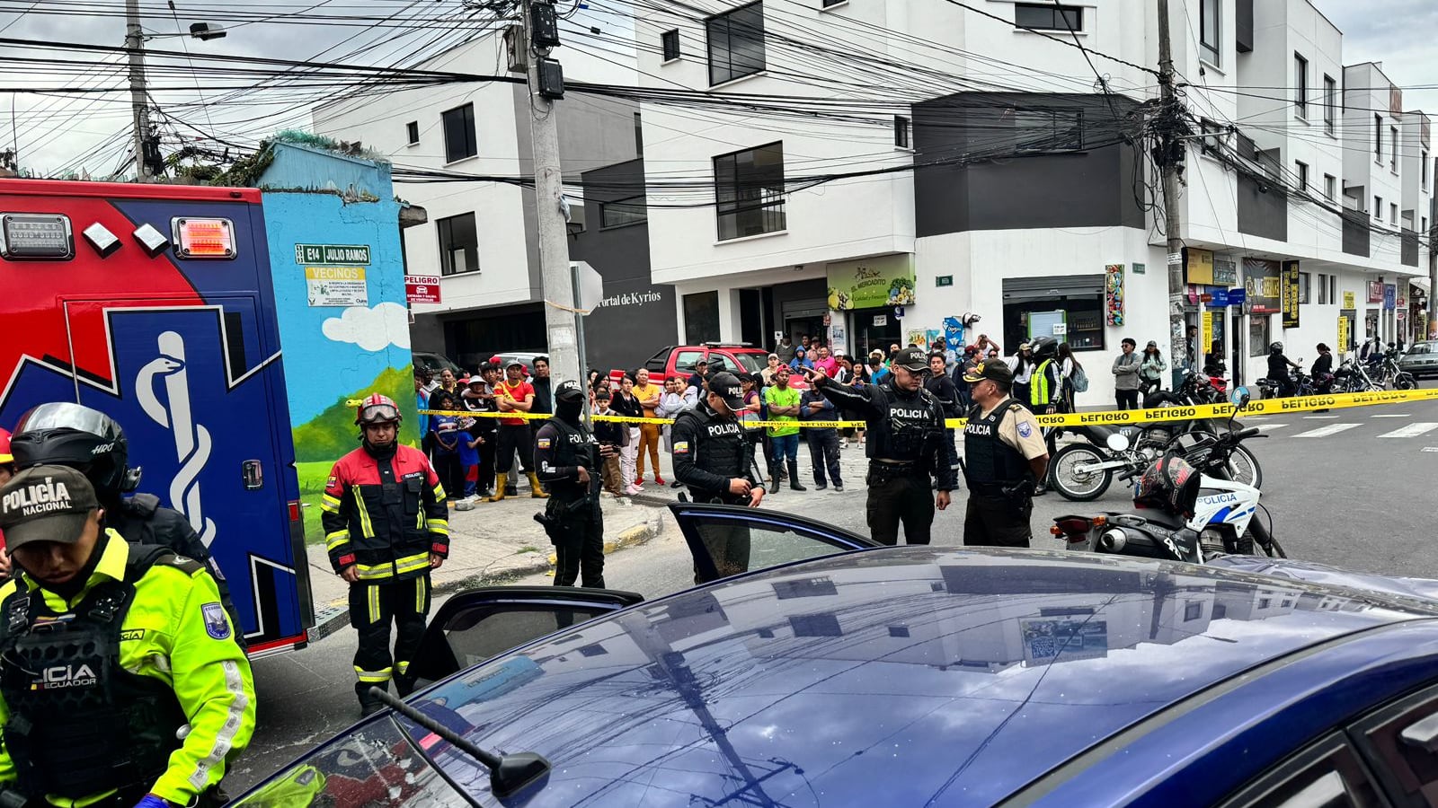 Delincuente fue abatido durante enfrentamiento con la policía en La bota, Quito
