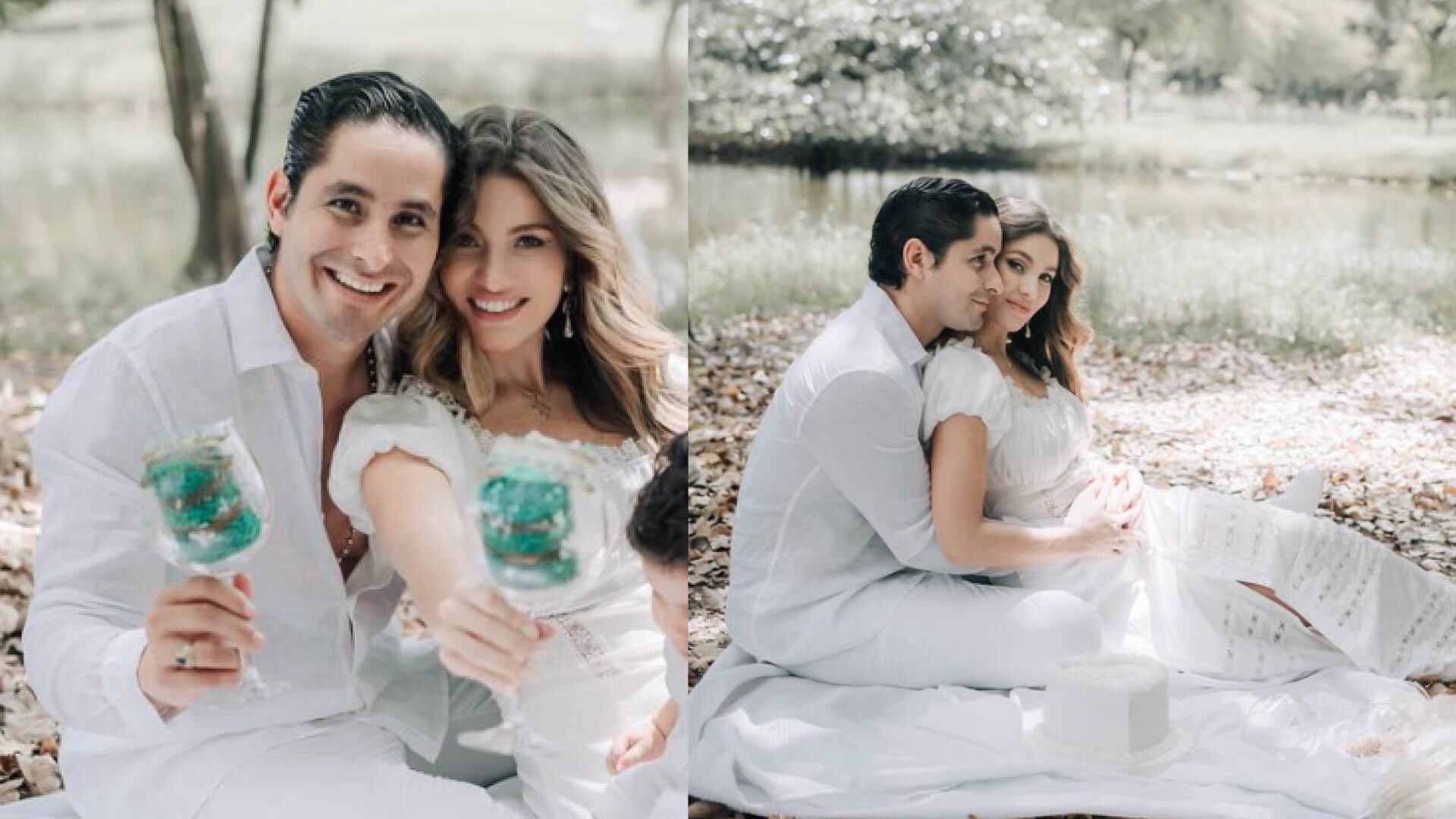 Constanza Báez y su esposo Nelson Riofrio