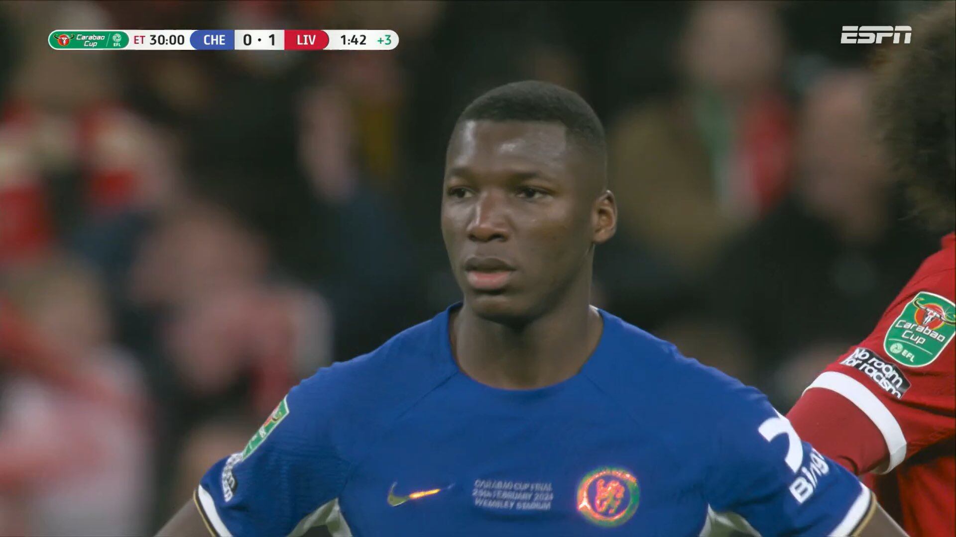 Liverpool le arrebata el primer título de Moisés Caicedo en Inglaterra