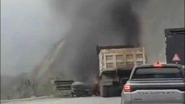 Balacera en asalto a convoy que transportaba valores en la vía vía Cuenca-Molleturo-El Empalme