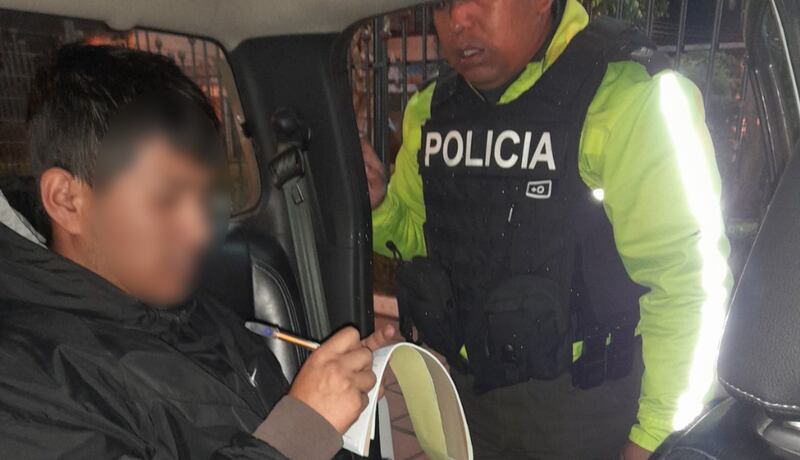 Operativos en el Distrito de Policía Los Chillos. Imagen: Policía Nacional