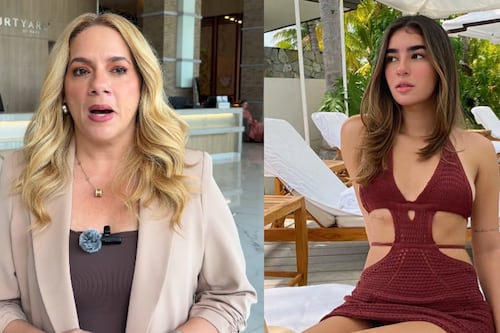 La reacción de Gabriela Pazmiño al enterarse que su hija, Dalia Bucaram, es candidata a Miss Universo Ecuador