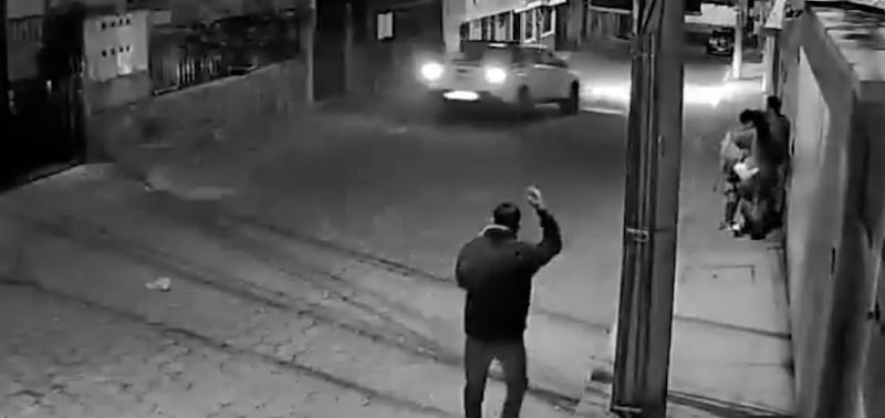Fatal atropello en Nayón, Quito. Imagen: Captura de pantalla