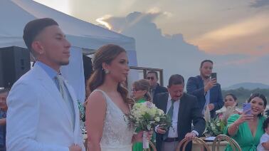 Joao Rojas y Kristy "La Samba" Alvarado se casaron