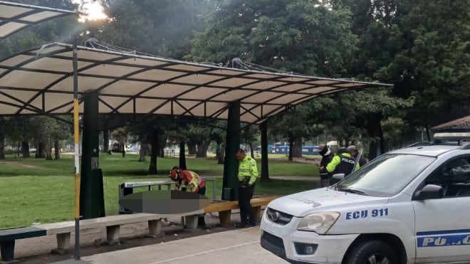 Hombre fue hallado sin vida en el interior del parque El Ejido, en Quito