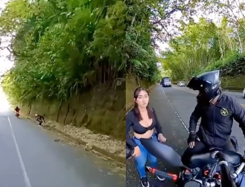 Tiktoker salva a chica abandonada