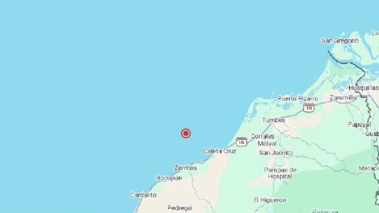 Sismo de magnitud 5.5 sacude la frontera entre Ecuador y Perú
