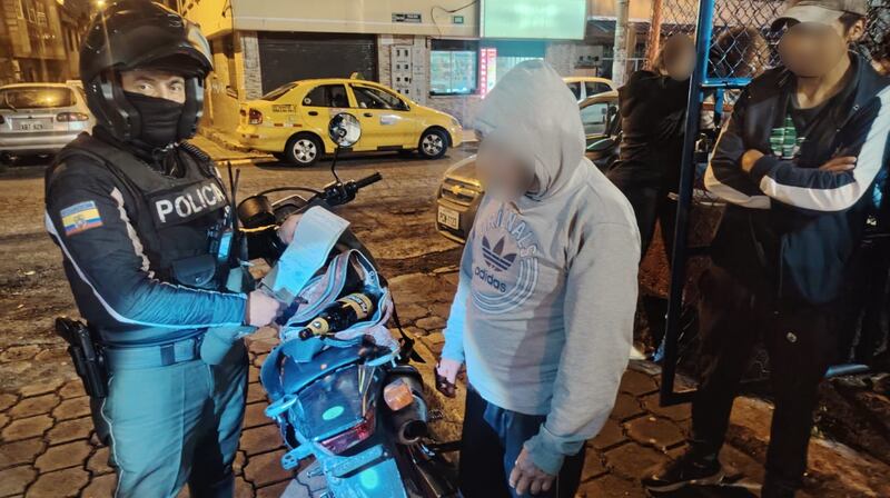 Operativos en el Distrito de Policía Quitumbe. Imagen: Policía Nacional