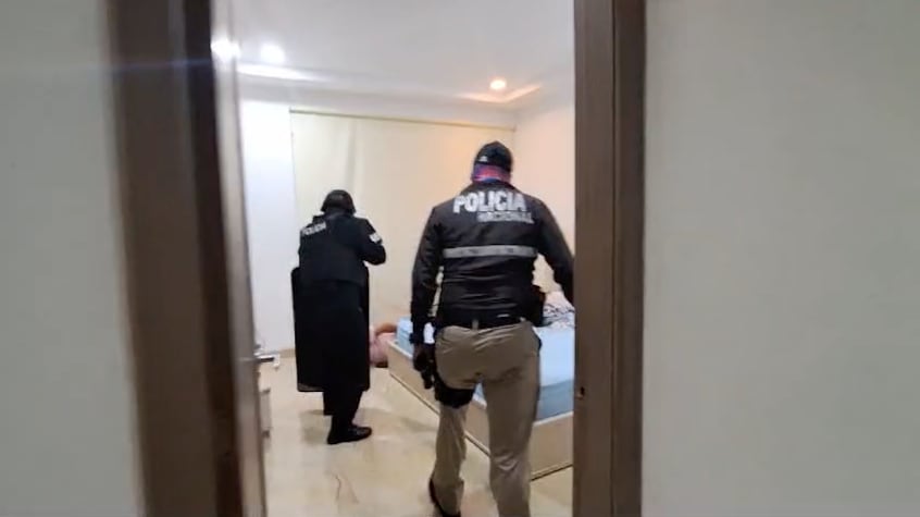 VIDEO: así fue cómo la Policía ingresó a vivienda y capturó a dos turcos en Samborondón