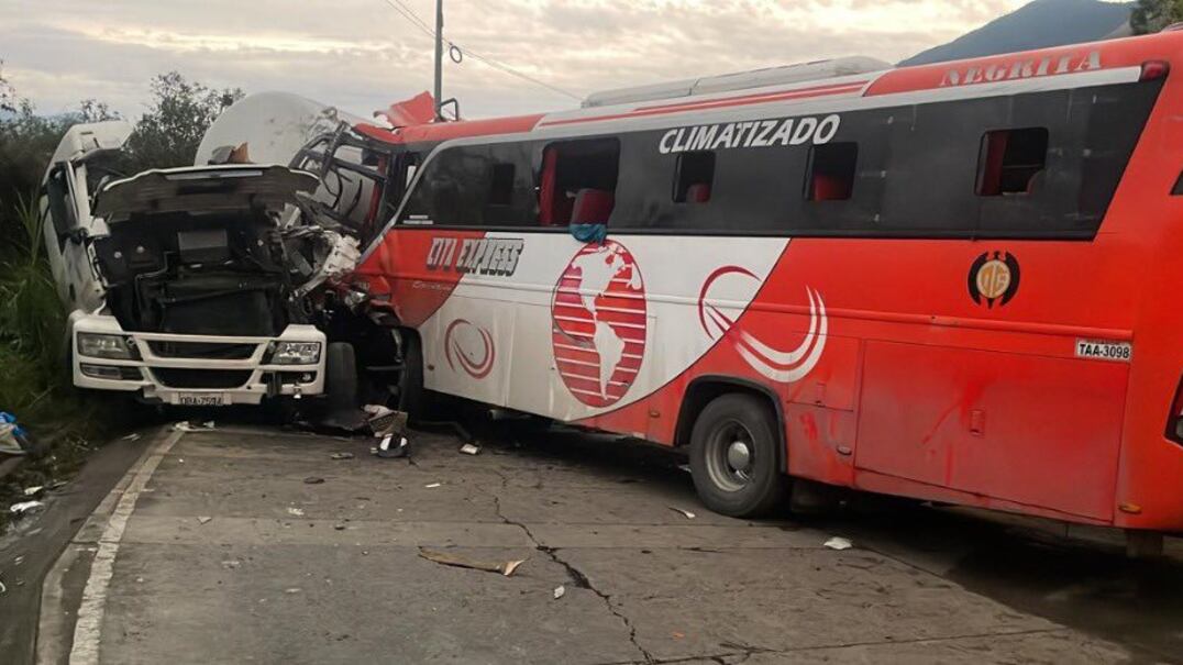 Accidente de tránsito en Chimborazo