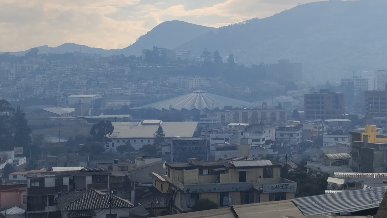 Incendio en el cerro Auqui