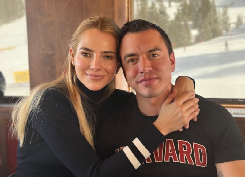 Daniel Noboa y Lavinia Valbonesi