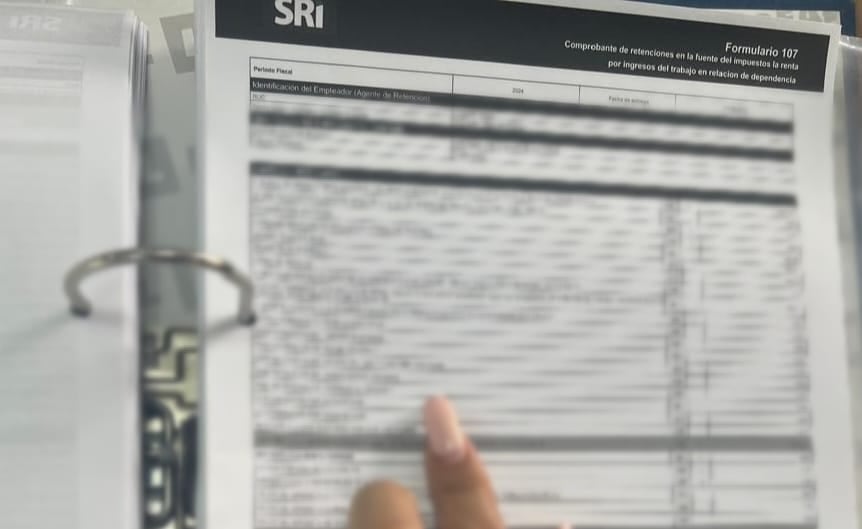 SRI: Esta es la multa por presentar tarde el Anexo de Gastos Personales 