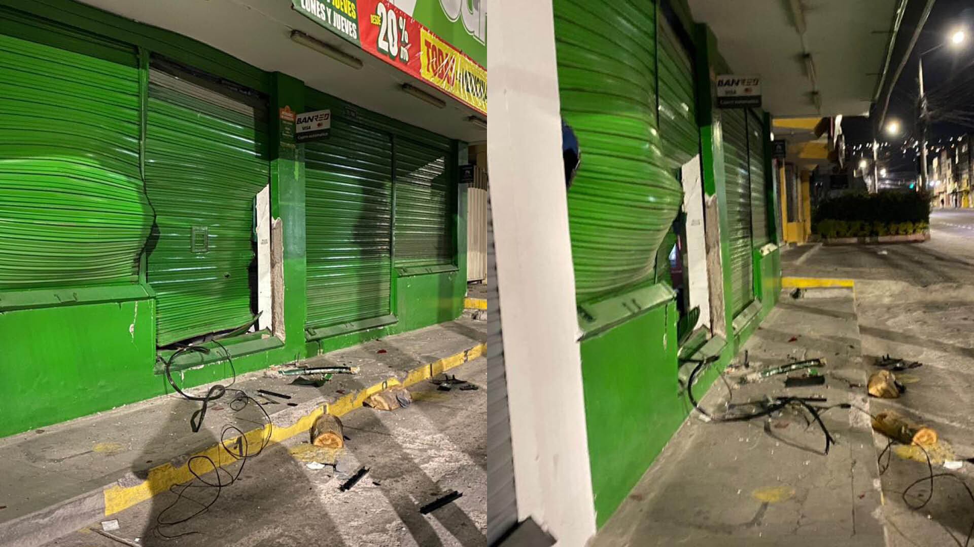 Quito: Colocaron explosivos en farmacia para robar un cajero en Cumbayá