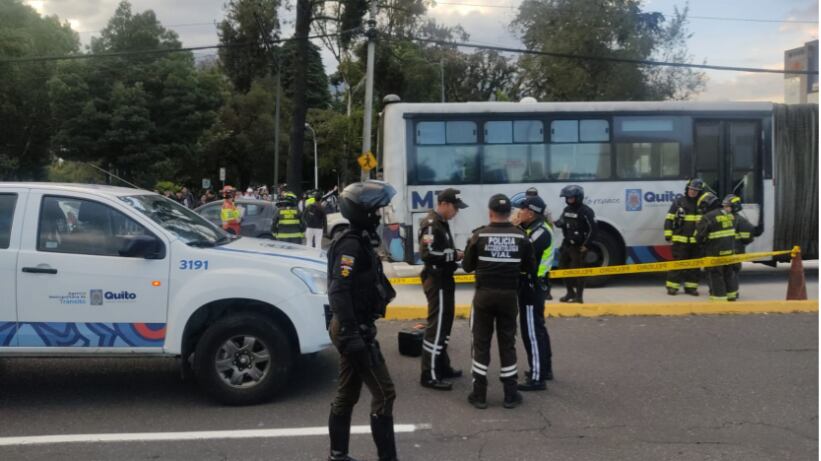 Accidente en la avenida 6 de diciembre, Quito