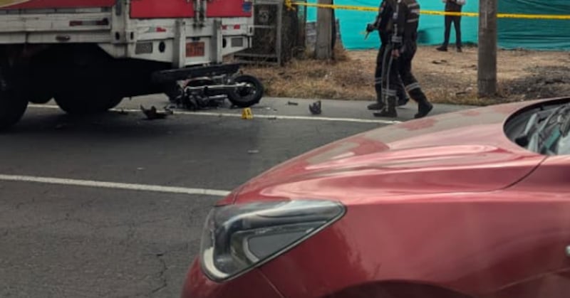 Accidente en la Simón Bolívar