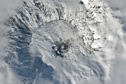No se puede llegar allí: Volcán en la Antártida que arroja polvo de oro por valor de 6.000 dólares al día