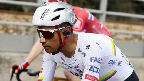 Jhonatan Narváez en el Tour de Francia.